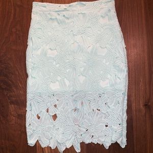 NWOT Charlotte Russe Mint Green Pencil Skirt 👗